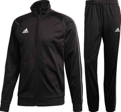 adidas pak zwart heren|adidas trainingspakken.